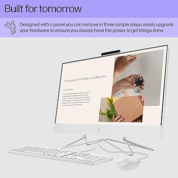 Amazon.com: HP 24 inch All-in-One PC, FHD Display, Intel